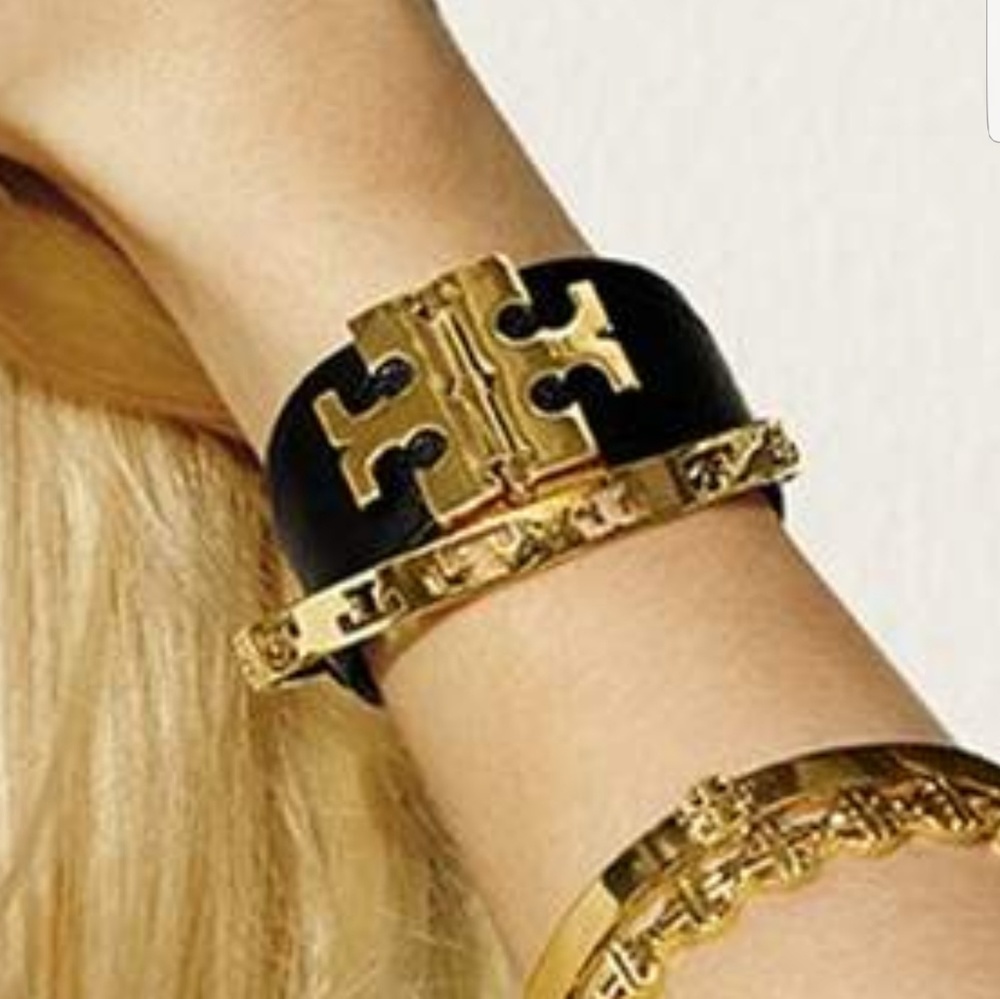 💕SOLD💕 Tory Burch Wide T-Hinge Bracelet